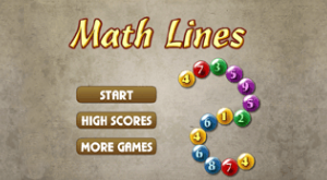 Math Lines Game