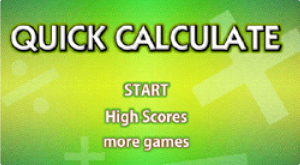 Quick Calculate Game