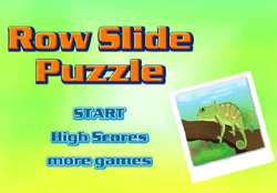 Row Slide Puzzle Game